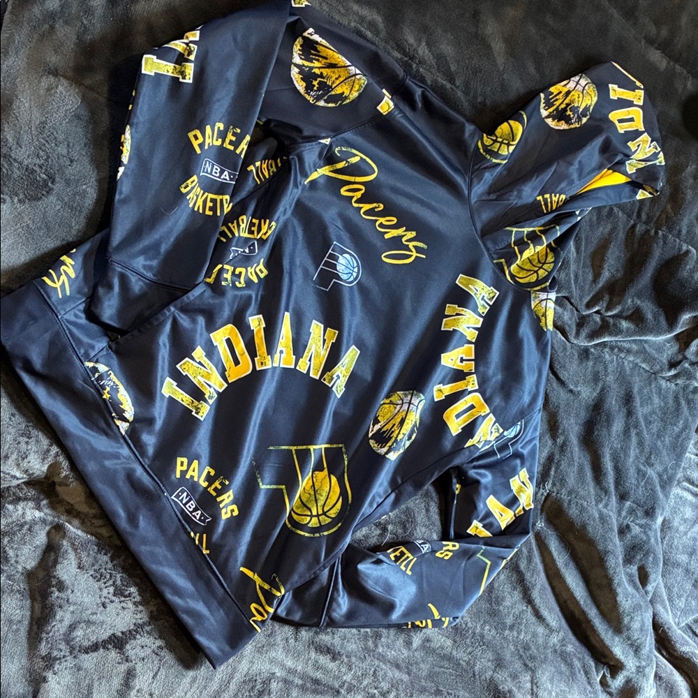 Indiana Pacers Navy & Gold Hoodie